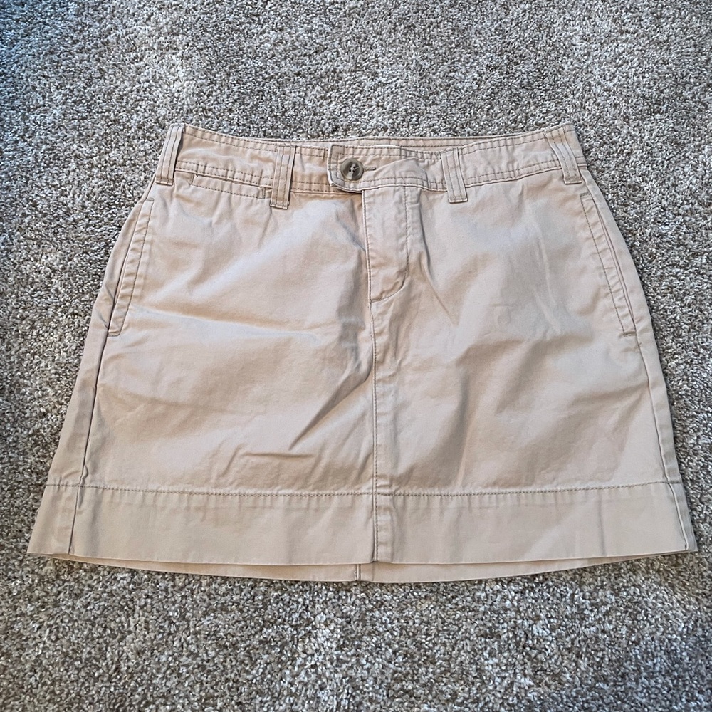 Gap Khaki Mini Skirt